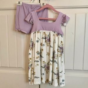 Well Dressed Wolf Omi Jo AH Tunic and Shorts EUC